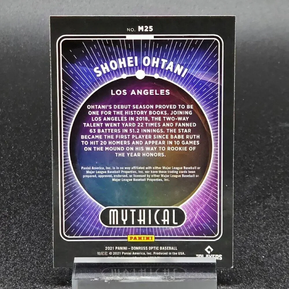Shohei Ohtani Bowman Mythical Stars MLB Inserts Los Angeles Dodgers Superstar - Picture 5 of 7